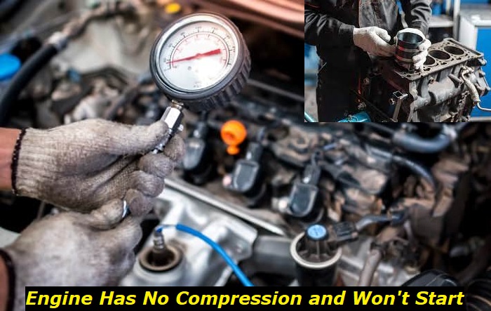 car has no compresson wont start